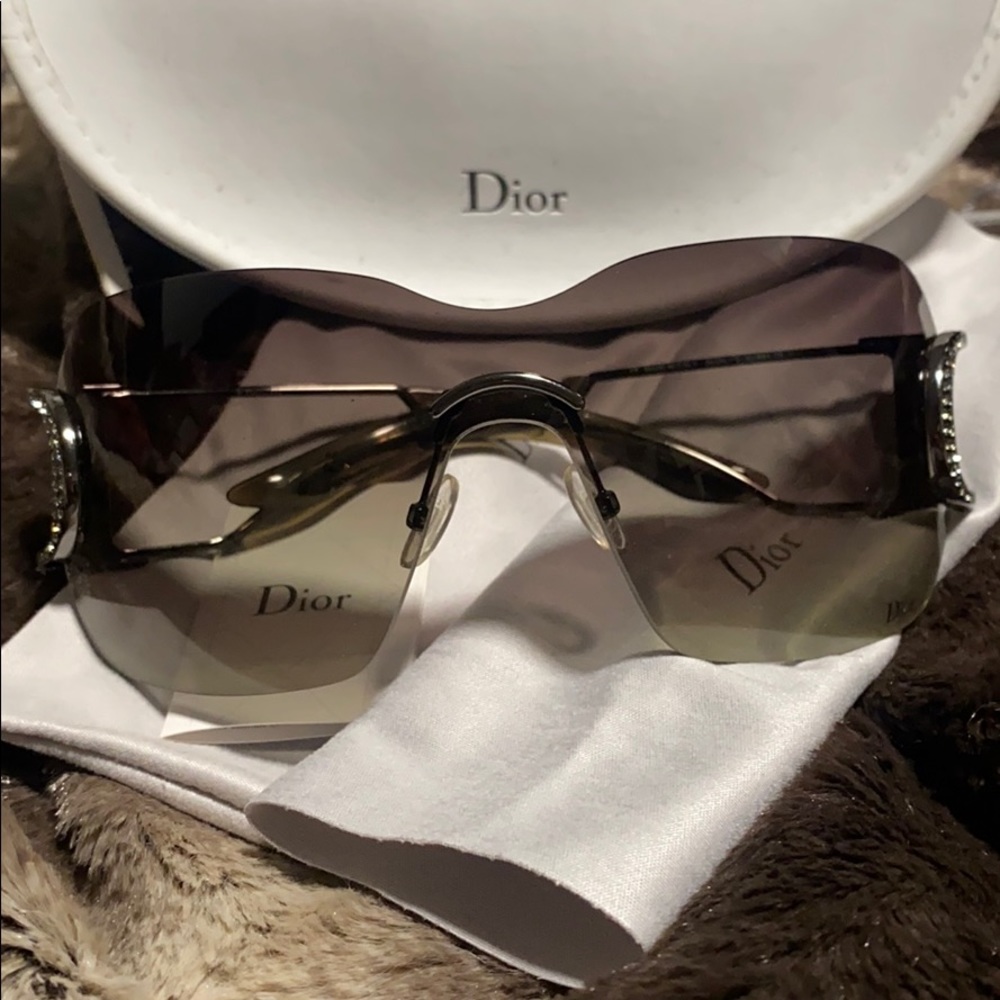 Authentic Dior Sunglasses w/ case and accessories
